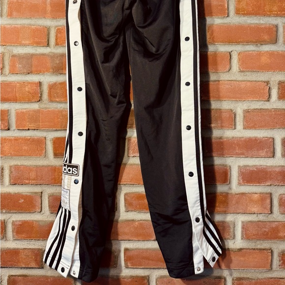 Adidas Breakaway Trackpants Black White Stripes Sz XS - Picture 7 of 7